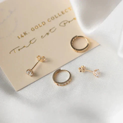 Boucles d'oreilles en pierre Dara Brillane