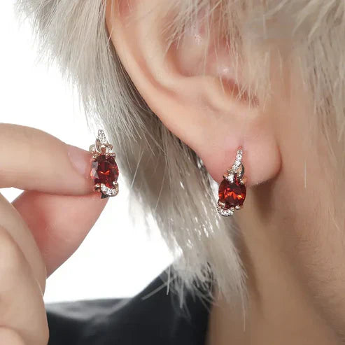 Boucles d'oreilles Drop Crimson Twilight