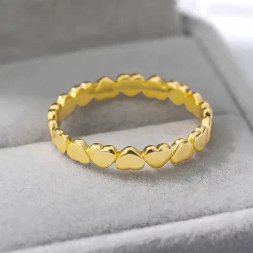 Bracelet Cœurs Dorés