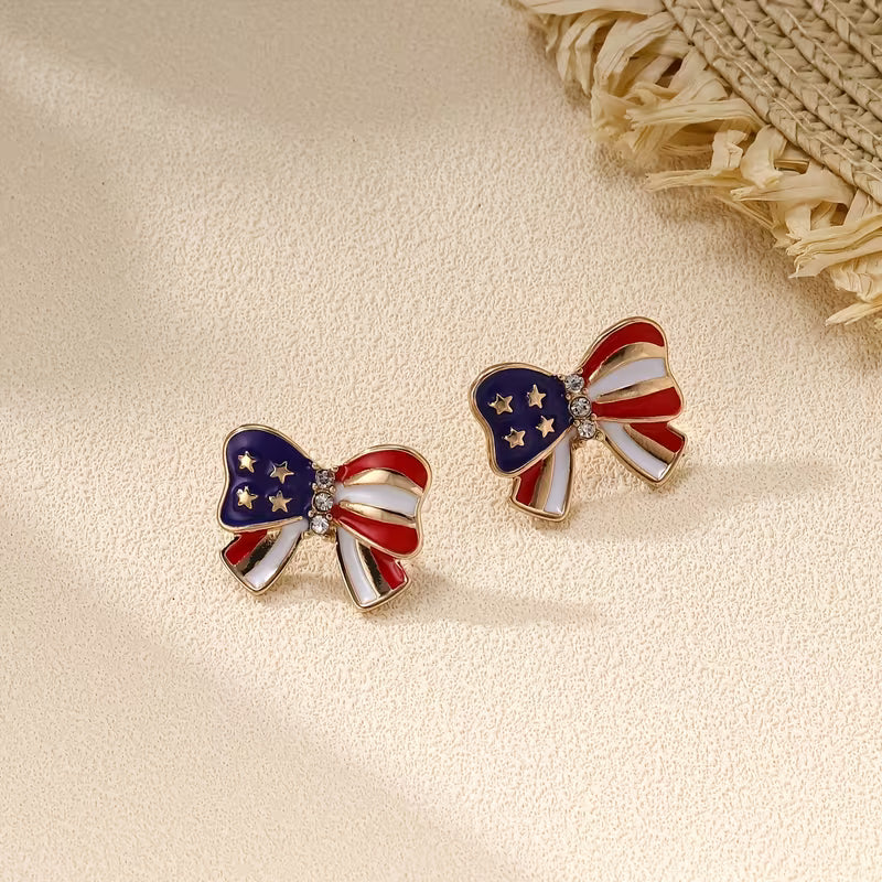 Boucles d'oreilles clous Liberty Bow of Grace
