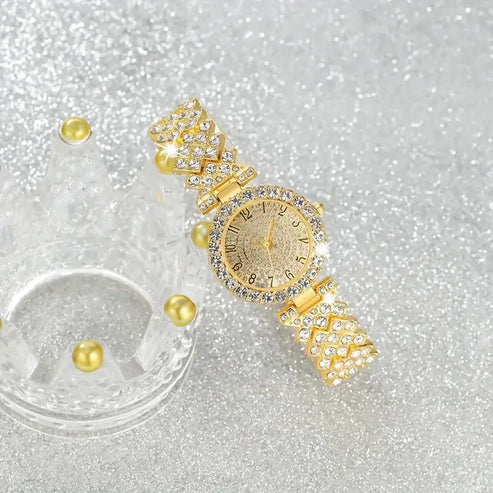 Montre et Bracelet en Or Luxe Radiance