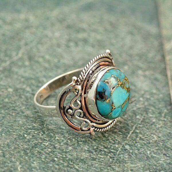 Bague Bohème Turquoise