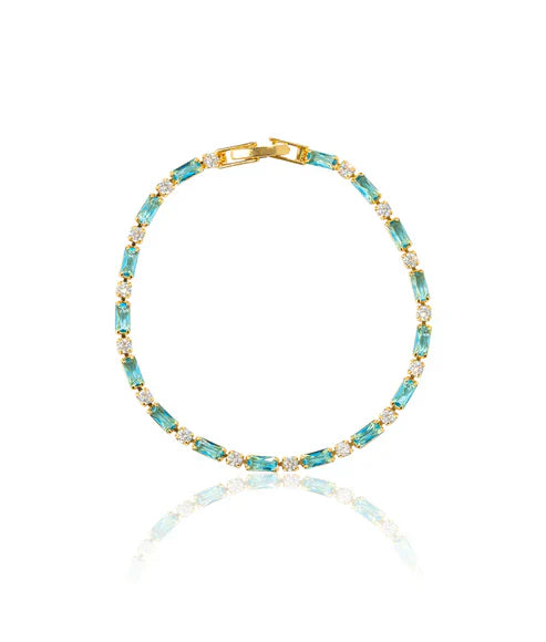 Bracelet en Pierre de Turquoise Naturelle