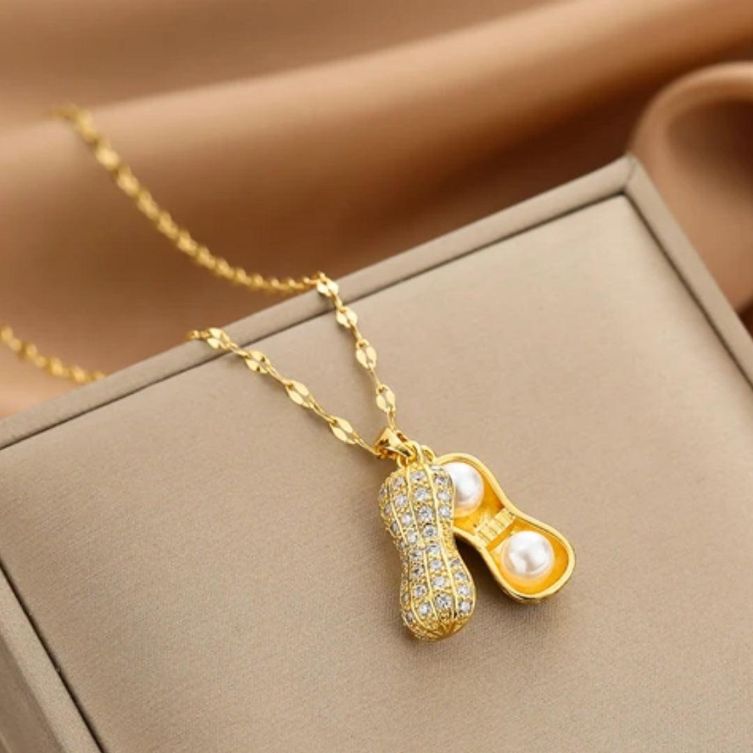 Collier Chrysalis avec Perles en Or