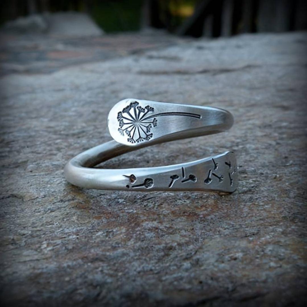 Bague Vintage Dandelion Ouverte