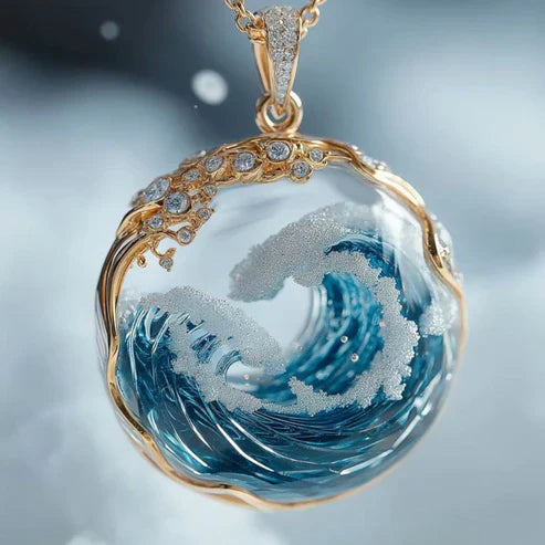 Collier en Or Élegant Océan