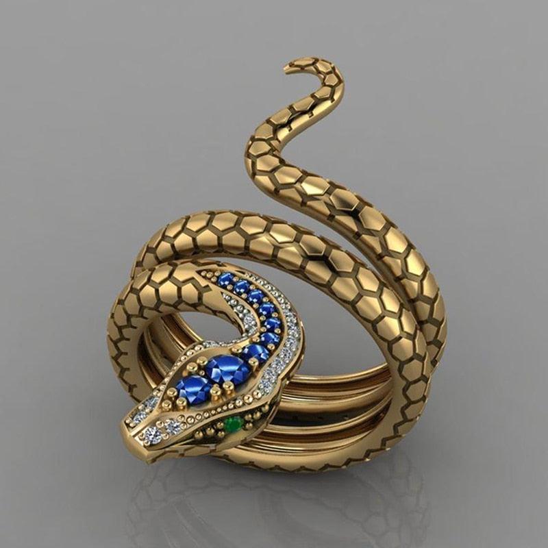 Bague Python Dorée