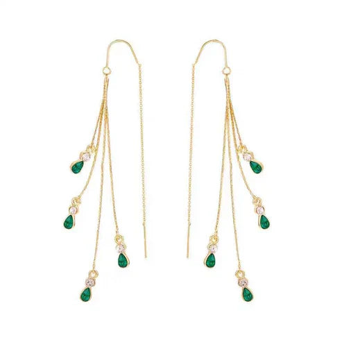 Boucles d'oreilles à franges Calista Moreau