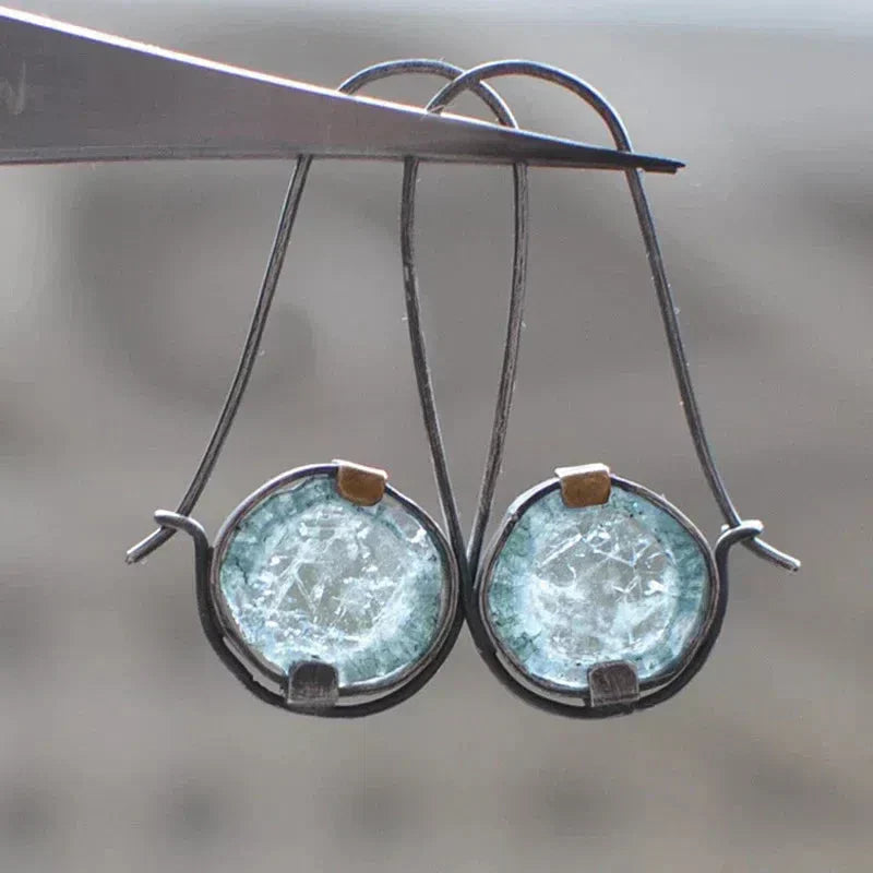 Boucles d'oreilles en cristal vintage