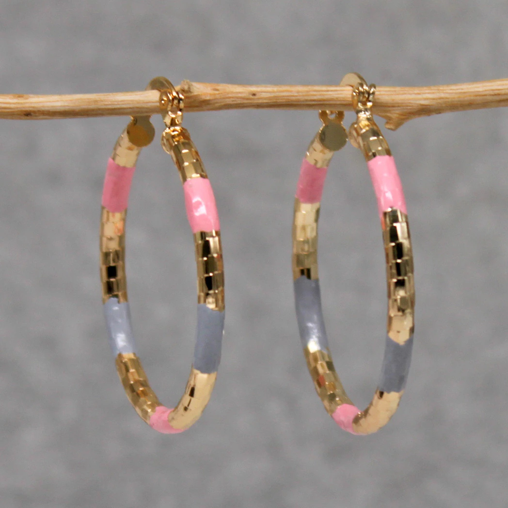 Boucles d'oreilles en or vintage luxueuses