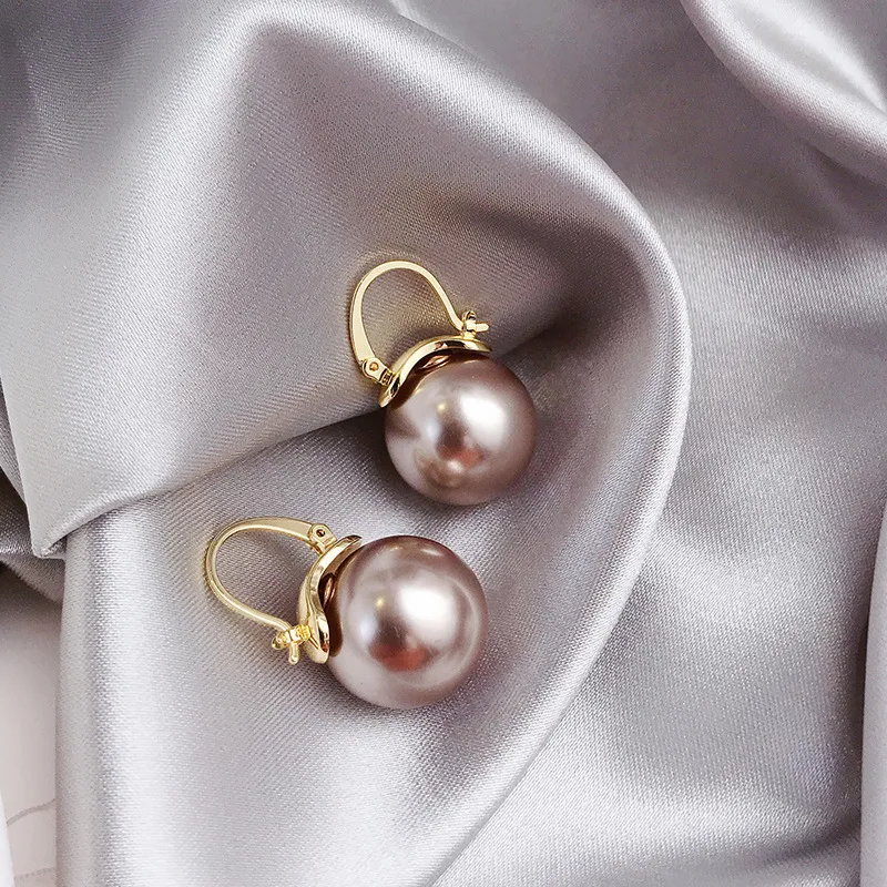 Boucles d'oreilles en perles de bronze