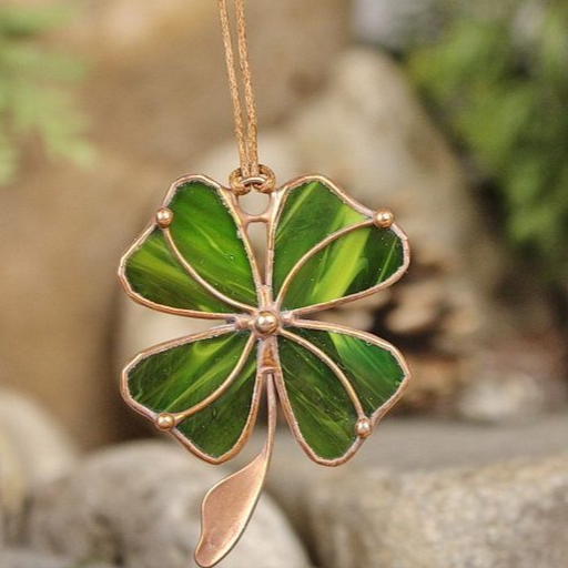 Collier Trèfle Vert