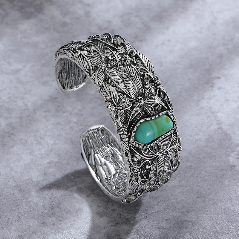 Bracelet en Pierre Turquoise Vintage