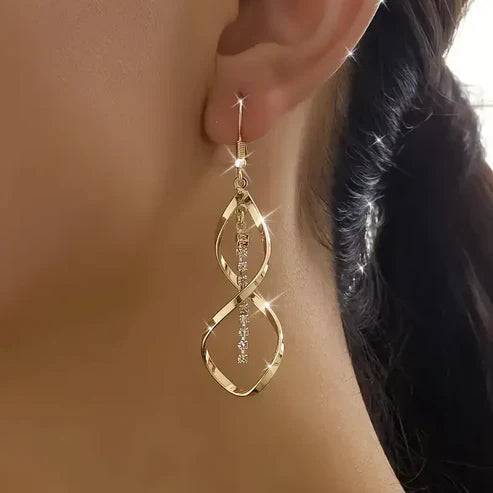 Boucles d'oreilles en spirale Sunbeam
