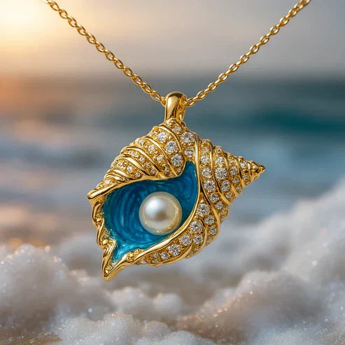 Collier en Coquillage de Perle Radieuse