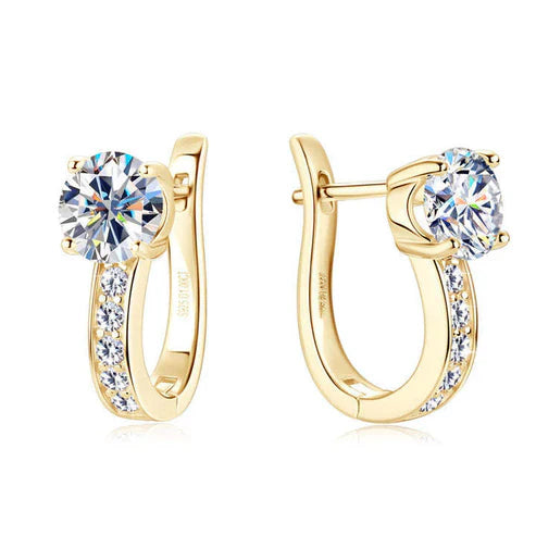 Boucles d'oreilles Huggie Channel