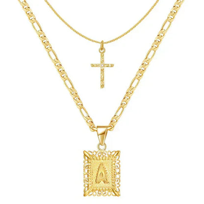 Ensemble de Colliers avec Initiales Croisées