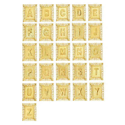 Ensemble de Colliers avec Initiales Croisées