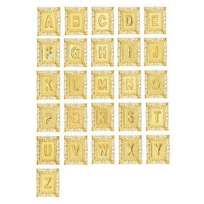 Ensemble de Colliers avec Initiales Croisées