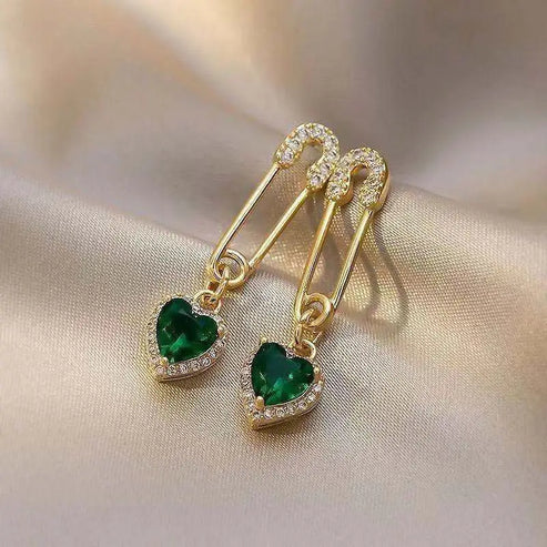 Boucles d'oreilles pendantes Amarisse Viridelle