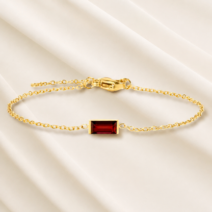 Bracelet de Pierre de Naissance Heartline