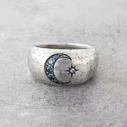 Bague Étoile-Lune