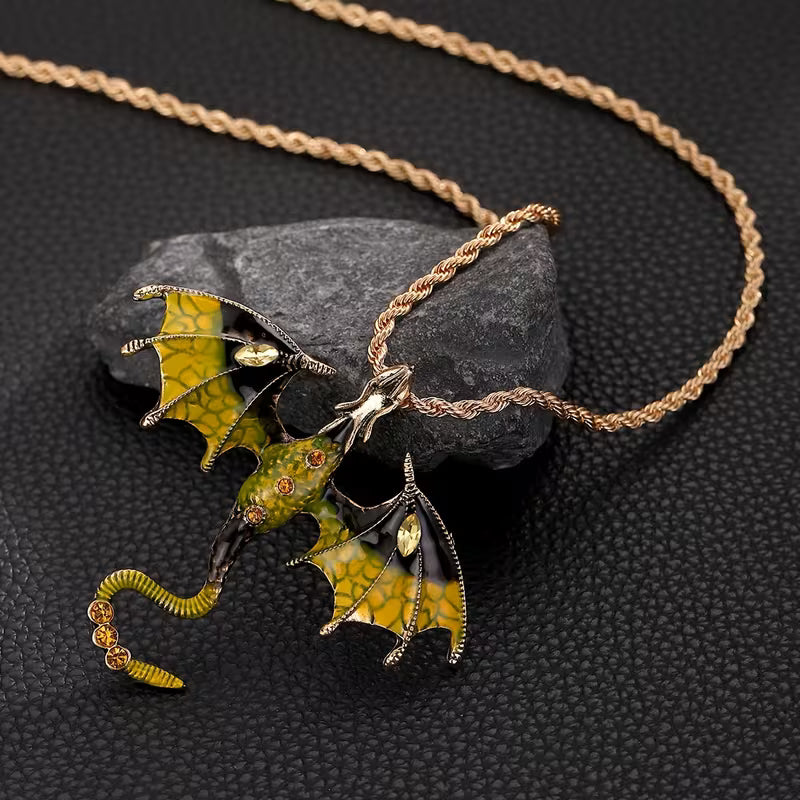 Pendentif Collier Rêverie Dragon Éthéré