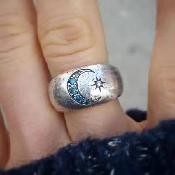Bague Étoile-Lune