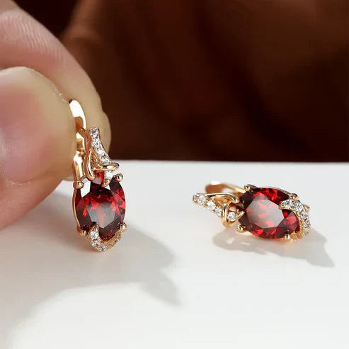 Boucles d'oreilles Drop Crimson Twilight