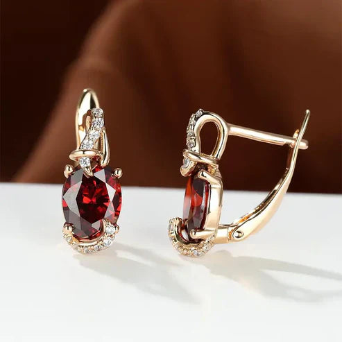 Boucles d'oreilles Drop Crimson Twilight