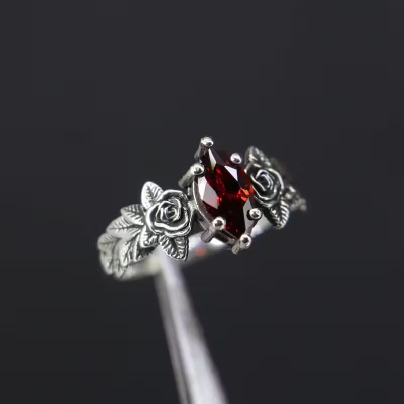 Bague Radiance Rose Crimson