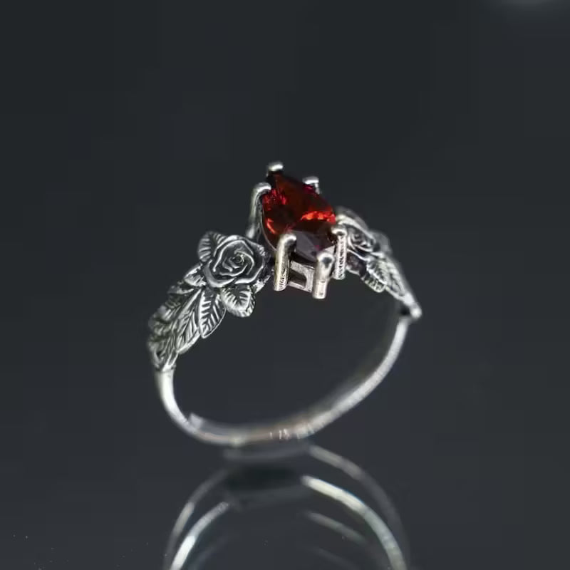 Bague Radiance Rose Crimson