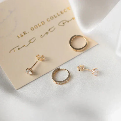 Boucles d'oreilles en pierre Dara Brillane
