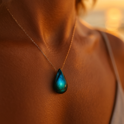 Lagoon | Collier en labradorite