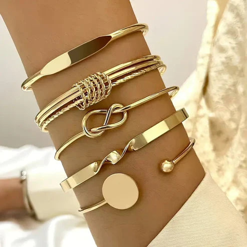 Ensemble de Bracelets Élégance Nouée