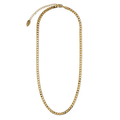Collier en Chaîne à Maillons Plat