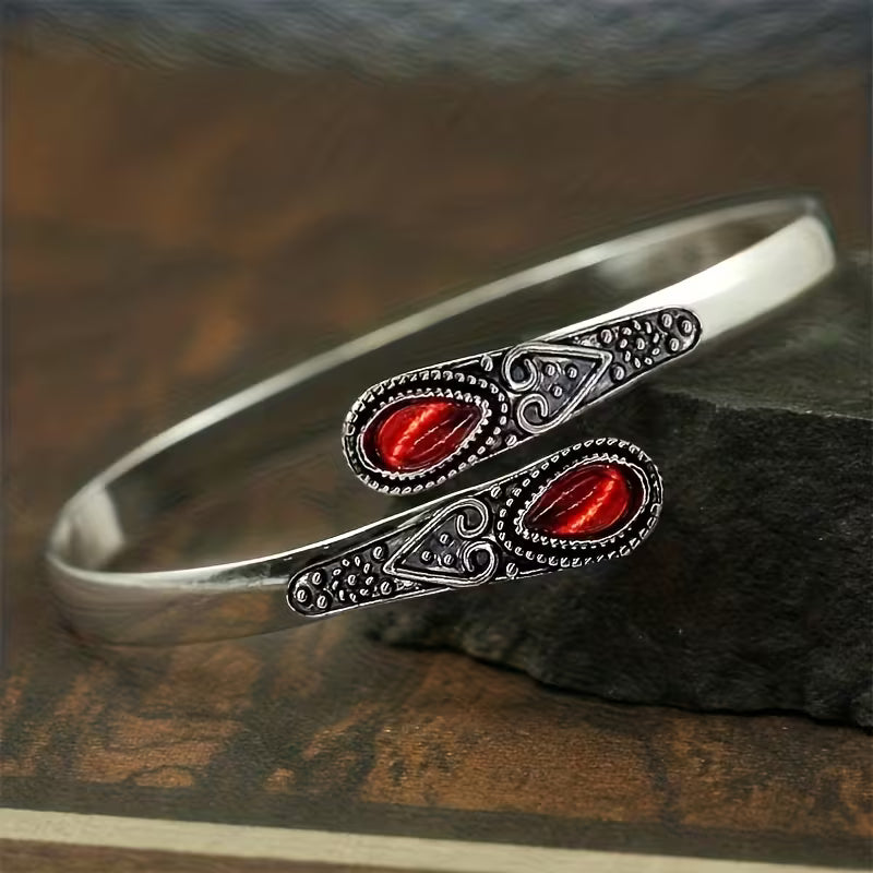 Bracelet en Filigrane Élégance Cramoisie