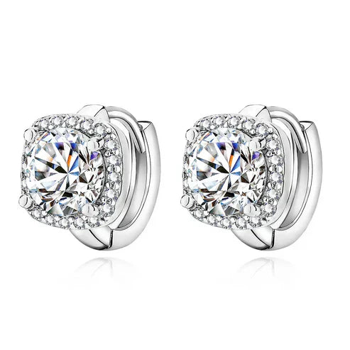 Boucles d'oreilles carrées Nadine