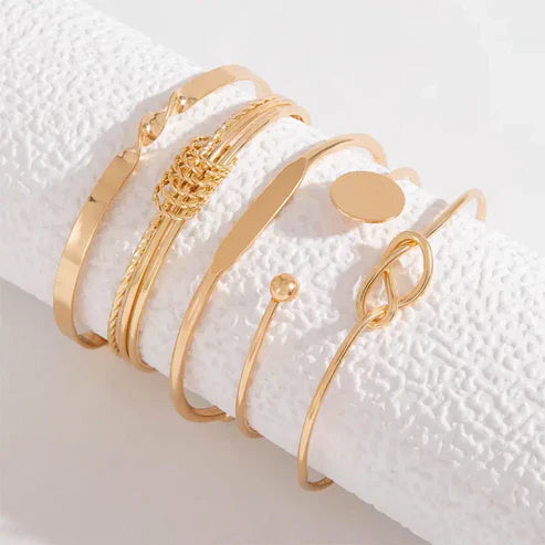 Ensemble de Bracelets Élégance Nouée