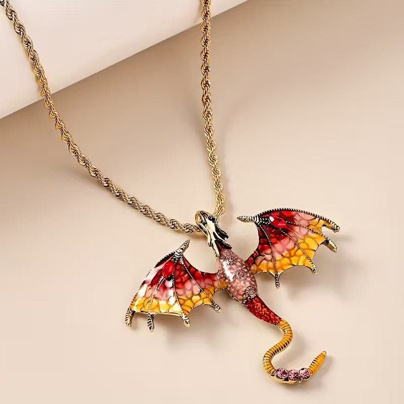 Pendentif Collier Rêverie Dragon Éthéré