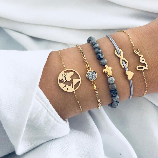 Ensemble de Bracelets Premium Intemporels