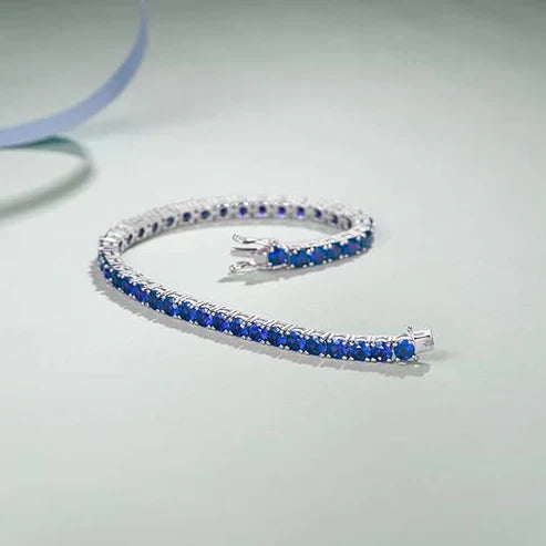 Bracelet Tennis Saphir