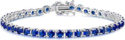 Bracelet Tennis Saphir