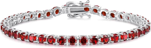 Bracelet de Tennis en Rubis