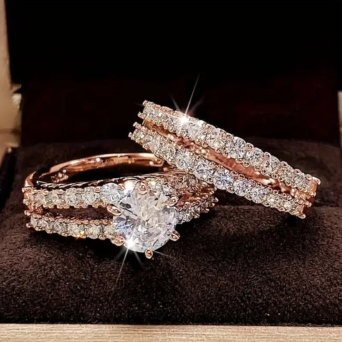 Ensemble de Bagues Éternelle Radiance