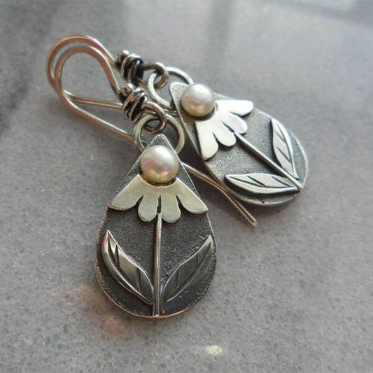 Boucles d'oreilles Fleur de Larmes
