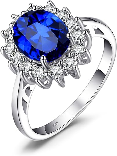 Bague Halo Saphir Classique