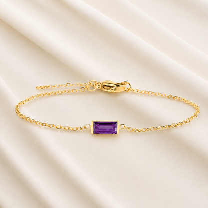 Bracelet de Pierre de Naissance Heartline