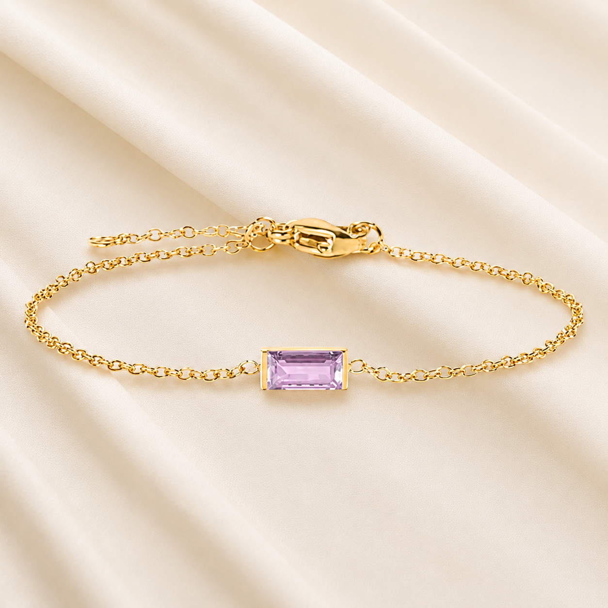 Bracelet de Pierre de Naissance Heartline