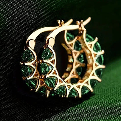 Boucles d'oreilles créoles Elena Marlowe